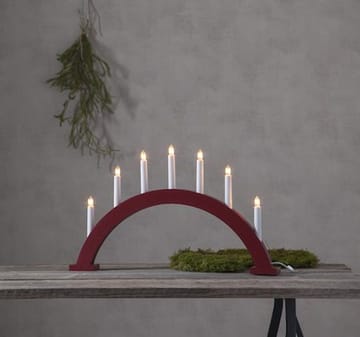 Trapp lysestake 57 cm - rød - Innredning - Julepynt & helgedekorasjon - Julepynt & juledekorasjon