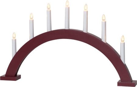 Trapp lysestake 57 cm - rød - Innredning - Julepynt & helgedekorasjon - Julepynt & juledekorasjon