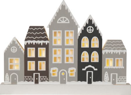 Villa lysestake 32 cm - grå - Innredning - Julepynt & helgedekorasjon - Julepynt & juledekorasjon
