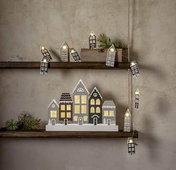 Villa lysestake 32 cm - grå - Innredning - Julepynt & helgedekorasjon - Julepynt & juledekorasjon