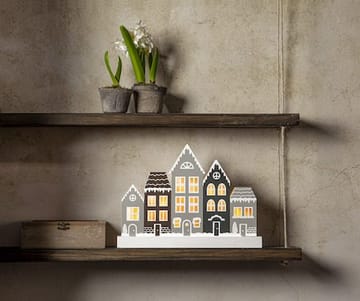 Villa lysestake 32 cm - grå - Innredning - Julepynt & helgedekorasjon - Julepynt & juledekorasjon