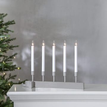 Vind Lysestake 40 cm - beige - Innredning - Julepynt & helgedekorasjon - Julepynt & juledekorasjon