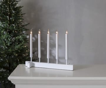 Vind Lysestake 40 cm - hvit - Innredning - Julepynt & helgedekorasjon - Julepynt & juledekorasjon