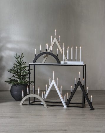 Vind Lysestake 40 cm - hvit - Innredning - Julepynt & helgedekorasjon - Julepynt & juledekorasjon