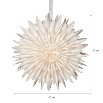 Winter Papirstjerne 60 cm - Hvit med gullprikker - Innredning - Julepynt & helgedekorasjon - Julepynt & juledekorasjon