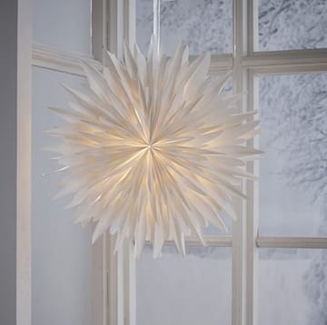 Winter Papirstjerne 60 cm - Hvit med gullprikker - Innredning - Julepynt & helgedekorasjon - Julepynt & juledekorasjon