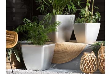 Astras Krukke 48 cm - Sølv - Hage - Dyrking & hagearbeid - Dyrking - Blomsterpotter - Store blomsterkrukker