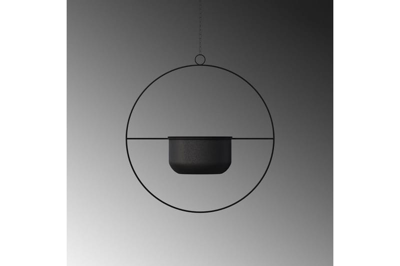 Dekorativ potte Velmor Svart - Svart - Innredning - Krukker - Veggkrukke