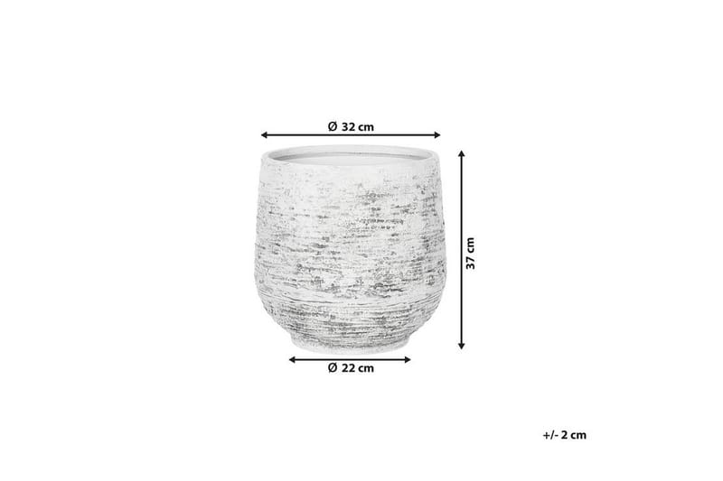 DIONI Krukke 36 cm - Grå - Innredning - Krukker