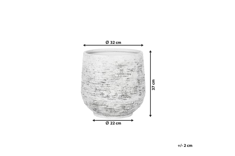 DIONI Krukke 36 cm - Grå - Innredning - Krukker