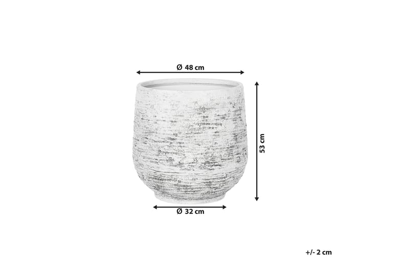 Dioni Krukke 53 cm - Grå - Dekorasjon - Krukker