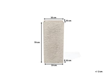 Gaza Krukke 35 cm - Beige - Hage - Dyrking & hagearbeid - Dyrking - Blomsterpotter - Store blomsterkrukker
