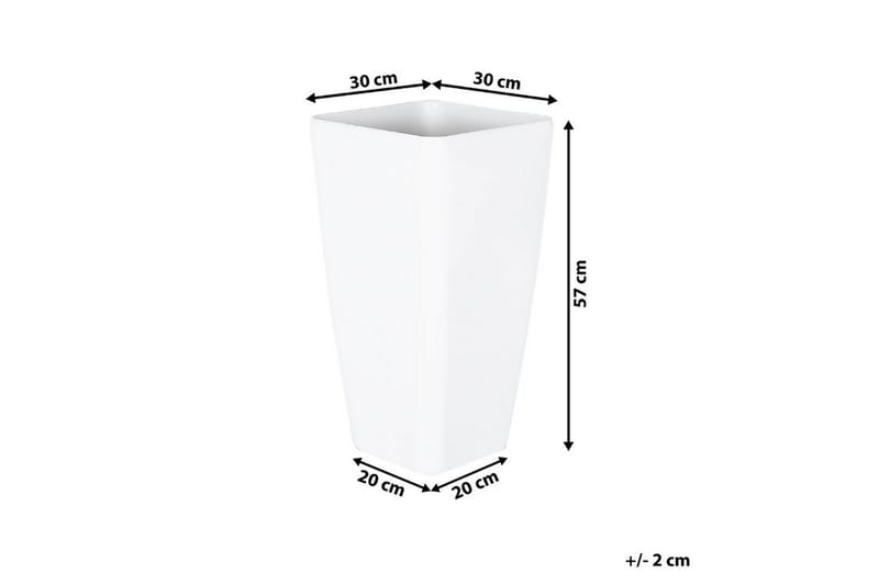 Modi Krukke 57 cm - Hvit - Innredning - Krukker
