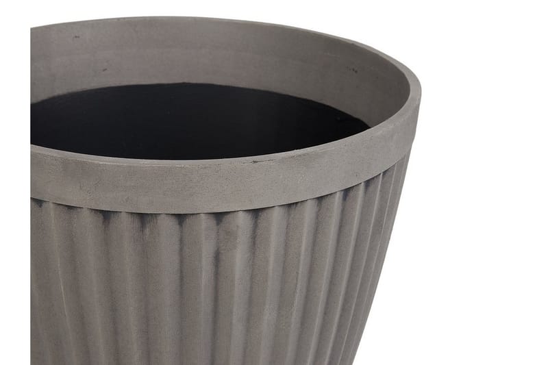 Poka Krukke 36 cm - Grå - Innredning - Krukker