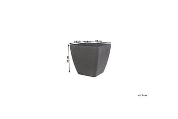 Zeli Krukke 34 cm - Grå - Innredning - Krukker