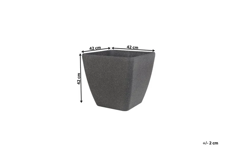 Zeli Krukke 42 cm - Grå - Hage - Dyrking & hagearbeid - Dyrking - Blomsterpotter - Store blomsterkrukker