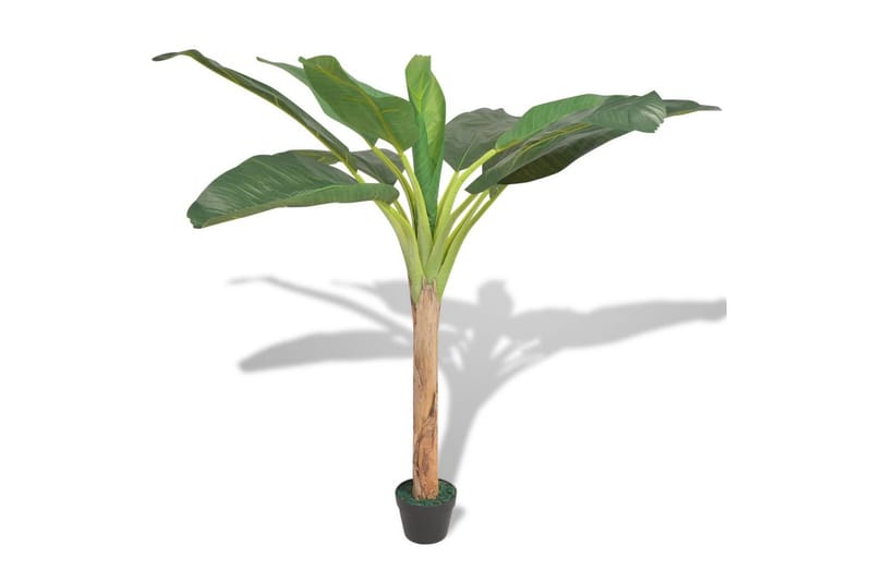 Kunstig banantre med potte 150 cm grønn - Balkongblomster - Kunstige planter