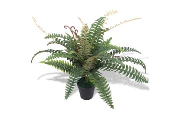 Kunstig bregne med potte 60 cm grønn - Innredning - Kunstige planter