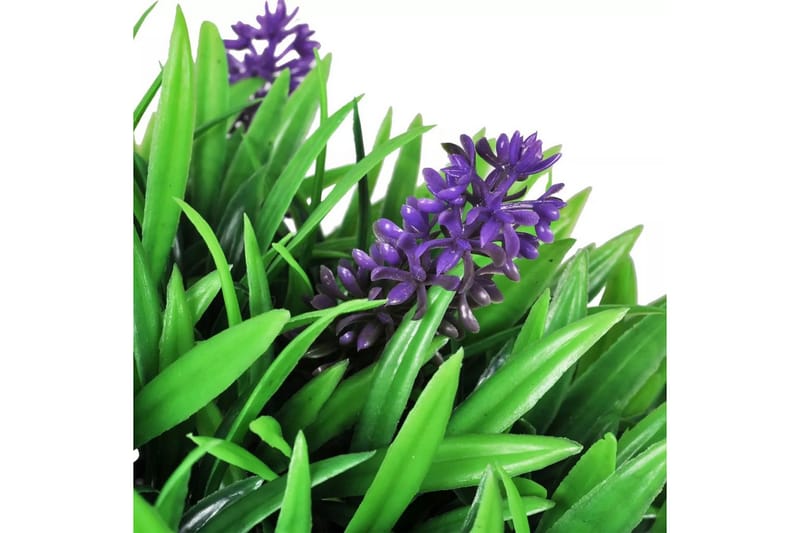 Kunstig buksbomball med lavendel sett med 2 stk 36 cm - Innredning - Kunstige planter