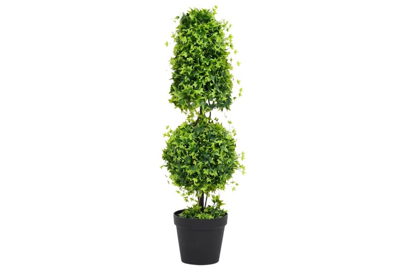 Kunstig buksbomplante med potte 100 cm grønn - grønn - Balkongblomster - Kunstige planter