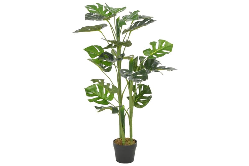 Kunstig monsteraplante med potte grønn 100 cm - Balkongblomster - Kunstige planter