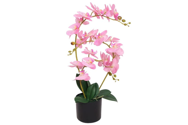 Kunstig Orkidé med Potte 65 cm Rosa - Rosa - Balkongblomster - Kunstige planter