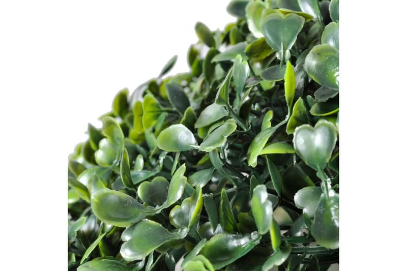 Kunstig rund busk 27 cm med solcelledrevet lys 2stk - Innredning - Kunstige planter