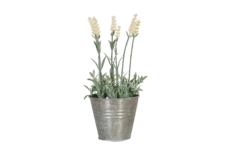 Kunstig Plante In Garden m/ Potte 25cm - Hvit - Innredning - Kunstige planter