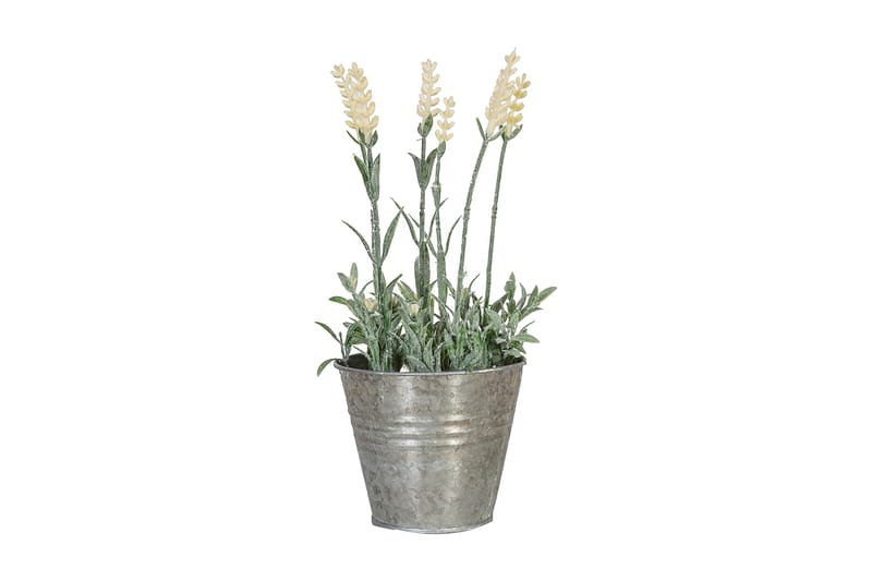 Kunstig Plante In Garden m/ Potte 25cm - Hvit - Balkongblomster - Kunstige planter
