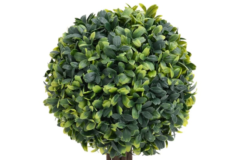 Kunstige buksbomplanter med potte 2 stk ballformet 41 cm grø - grønn - Innredning - Kunstige planter