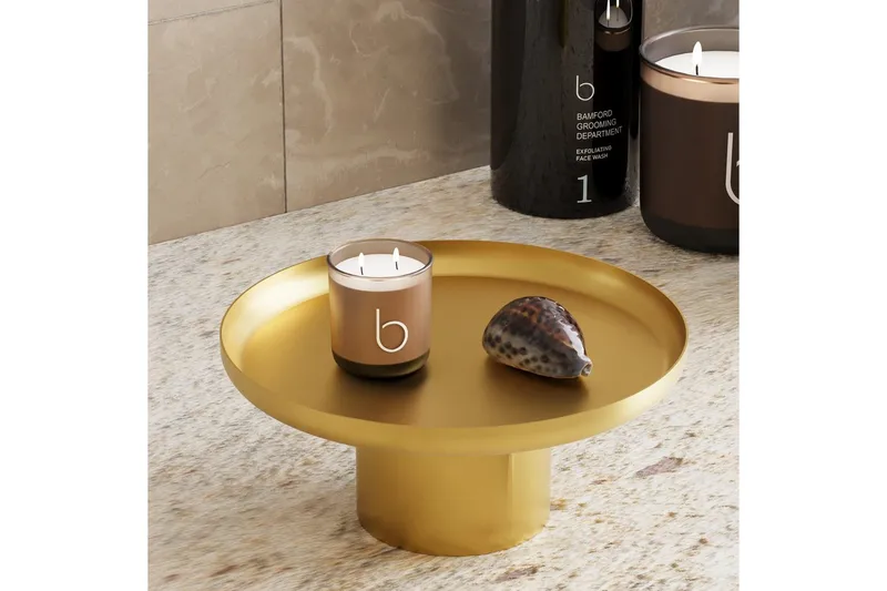 Dekorativt metalltilbehør Mirven Gull - Gull - Innredning - Lys & dufter - Lysestaker og lykter