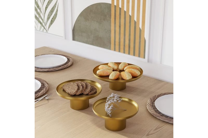 Dekorativt metalltilbehør Mirven Gull - Gull - Innredning - Lys & dufter - Lysestaker og lykter