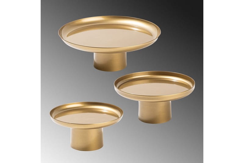 Dekorativt metalltilbehør Mirven Gull - Gull - Innredning - Lys & dufter - Lysestaker og lykter