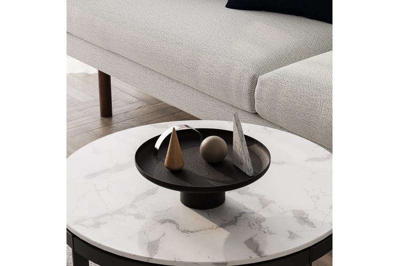 Dekorativt metalltilbehør Mirven Svart - Svart - Innredning - Lys & dufter - Lysestaker og lykter