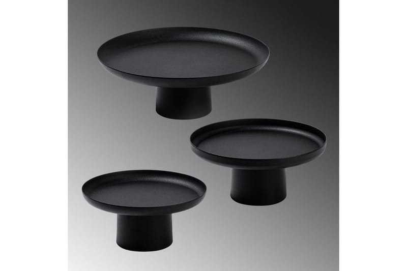 Dekorativt metalltilbehør Mirven Svart - Svart - Innredning - Lys & dufter - Lysestaker og lykter