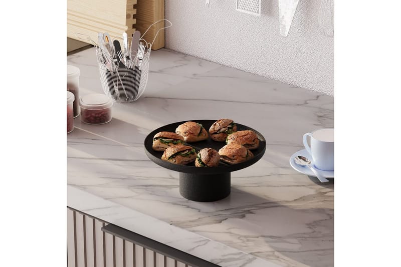 Dekorativt metalltilbehør Mirven Svart - Svart - Innredning - Lys & dufter - Lysestaker og lykter