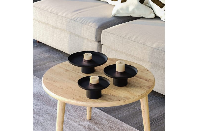 Dekorativt metalltilbehør Mirven Svart - Svart - Innredning - Lys & dufter - Lysestaker og lykter