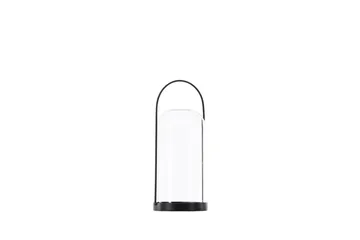 Flora Lyslykt 11x25 cm - Svart - Innredning - Lys & dufter - Lysestaker og lykter