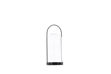 Flora Lyslykt 11x25 cm - Svart - Innredning - Lys & dufter - Lysestaker og lykter