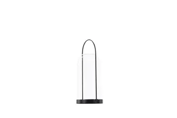 Flora Lyslykt 11x25 cm - Svart - Innredning - Lys & dufter - Lysestaker og lykter