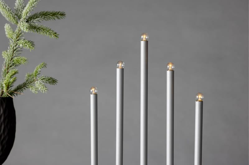 Björnfjället Ljusstake Venture Home Silver - Innredning - Lys & dufter - Lysestaker og lykter - Kandelaber & lysestake bord