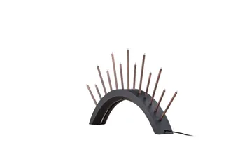 Björnrike Ljusstake Venture Home Black - Innredning - Lys & dufter - Lysestaker og lykter - Kandelaber & lysestake bord