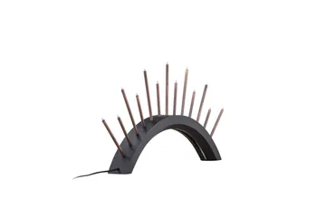 Björnrike Ljusstake Venture Home Black - Innredning - Lys & dufter - Lysestaker og lykter - Kandelaber & lysestake bord
