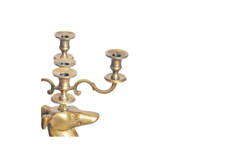 Dekorativ figur Wohnling Lysestake Greyhound Aluminium Moderne - Innredning - Lys & dufter - Lysestaker og lykter