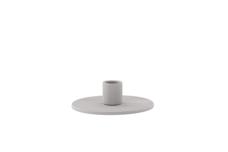 Dian Lysestake 12x4 cm - Grå - Innredning - Lys & dufter - Lysestaker og lykter - Kandelaber & lysestake bord