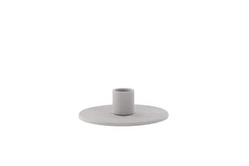 Dian Lysestake 12x4 cm - Grå - Innredning - Lys & dufter - Lysestaker og lykter - Kandelaber & lysestake bord