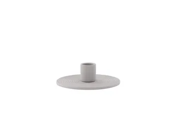 Dian Lysestake 12x4 cm - Grå - Innredning - Lys & dufter - Lysestaker og lykter - Kandelaber & lysestake bord