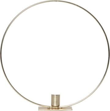 Flamme Ring innendørsdekorasjon 28,5 cm - messing/hvit - Innredning - Lys & dufter - Lysestaker og lykter - Kandelaber & lysestake bord