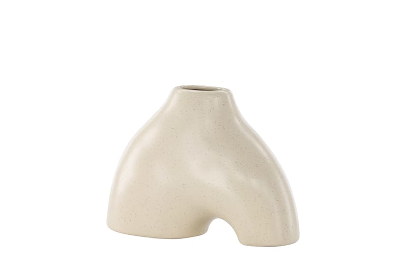 Kento Lysestake 8x15 cm - Beige - Innredning - Lys & dufter - Lysestaker og lykter - Kandelaber & lysestake bord