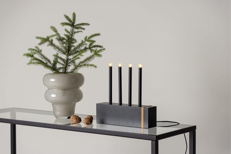 Ljusstake & kandelaber för bord Venture Home Black - Innredning - Lys & dufter - Lysestaker og lykter - Kandelaber & lysestake bord